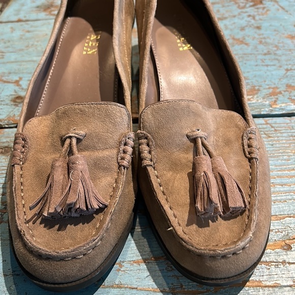 Lauren Ralph Lauren Tan Suede Tasseled Loafer Size 7.5 - Picture 2 of 6